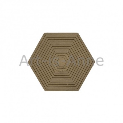 Art-Is-Anne - Chipboard «Multi hexagone-1»12 pcs